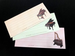 浜松市楽器博物館グッズ　一筆箋B(ピアノ)
